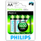  Philips MultiLife Ni-MH R6 (1600mAh) 4шт