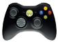  Microsoft Xbox 360 Wireless Controller Black (XBOX360CONTROLLERBL)