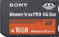 Memory Stick Pro Duo SONY MSHX16A MS PRO HG DUO 16 GB no adapter