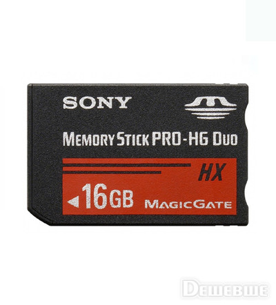 Фото Sony Memory Stick Pro Duo HD 16Gb (MSHX16G)