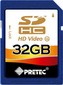  Pretec SDHC (Class 16) 32Gb FULL HD Video