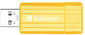  Verbatim Store`n`Go PinStripe Sunkissed 4Gb Yellow (47390)